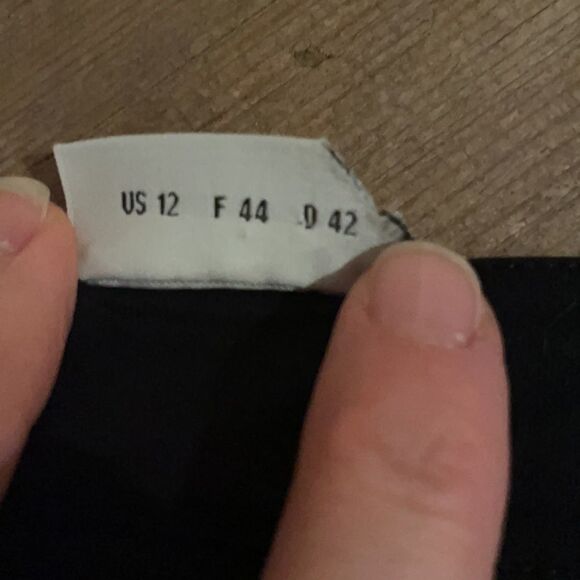 Akris punto black crew neck top sz 12 - Picture 5 of 7